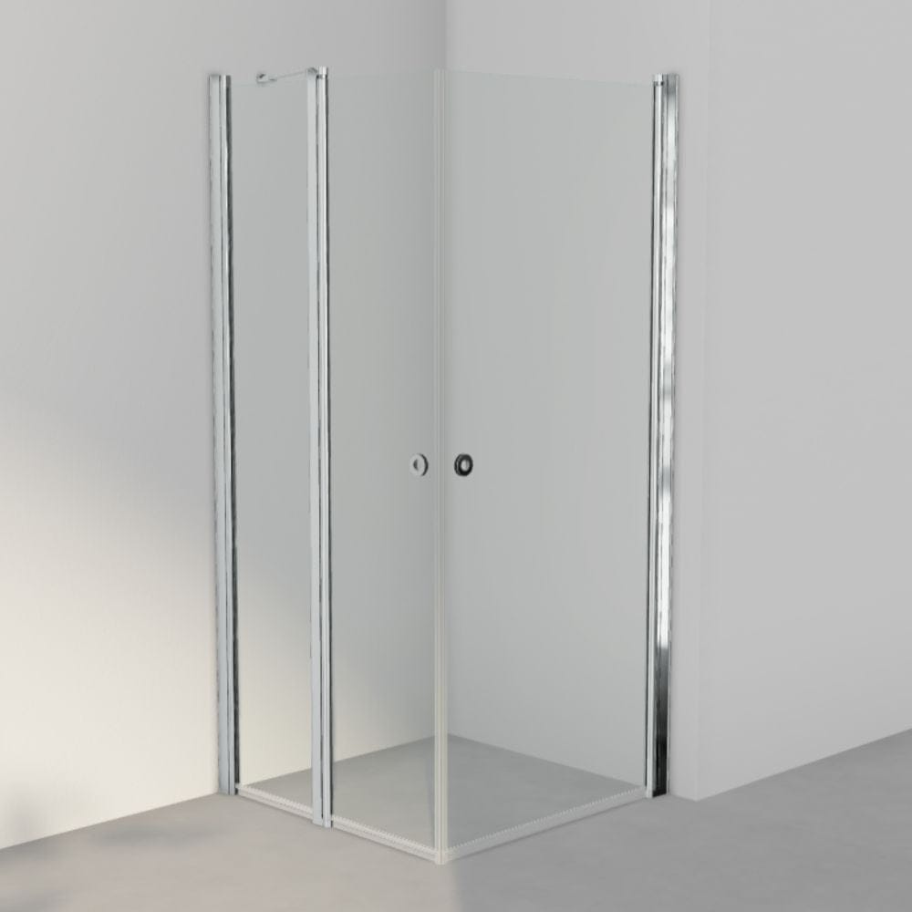 INR Dusjhjørne LINC 14 Original Måltilpasset Krom / Måltilpasset - høyre / Klart glass INR Iconic Nordic Rooms Dusjhjørne INR-514202300