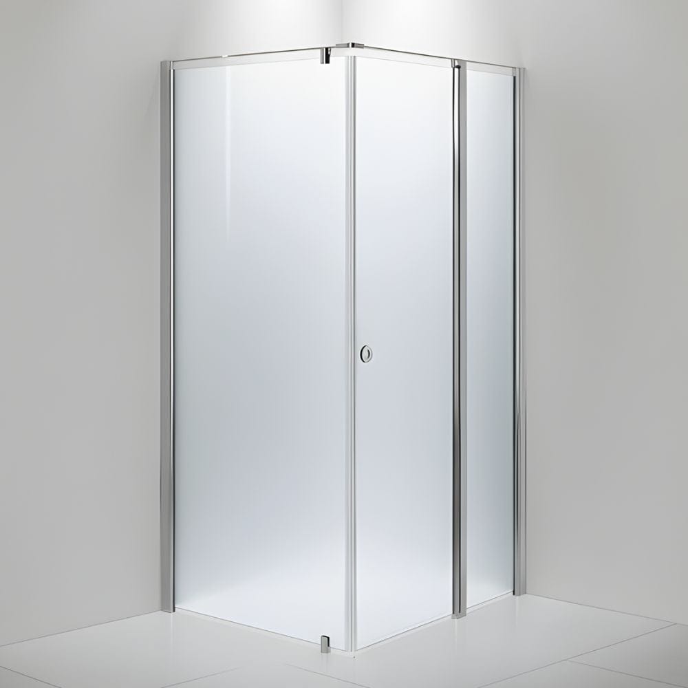 INR Dusjhjørne LINC 15 Original Måltilpasset Krom / Måltilpasset - høyre / Frostet glass INR Iconic Nordic Rooms Dusjhjørne INR-515210300
