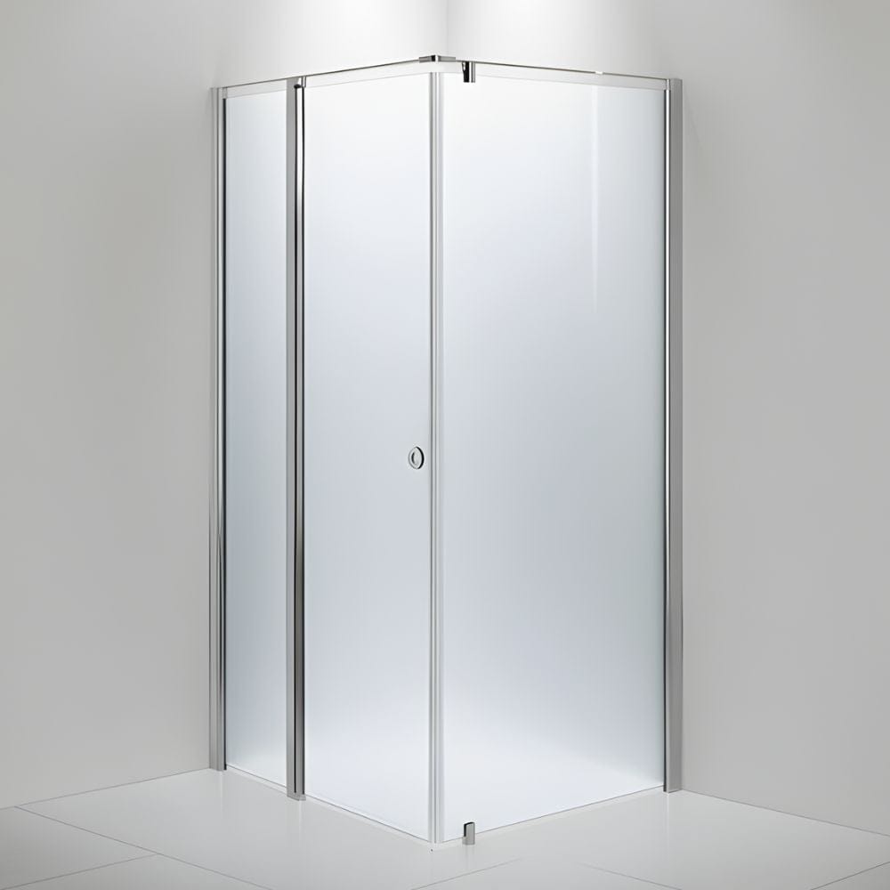 INR Dusjhjørne LINC 15 Original Måltilpasset Krom / Måltilpasset - venstre / Frostet glass INR Iconic Nordic Rooms Dusjhjørne INR-515110300