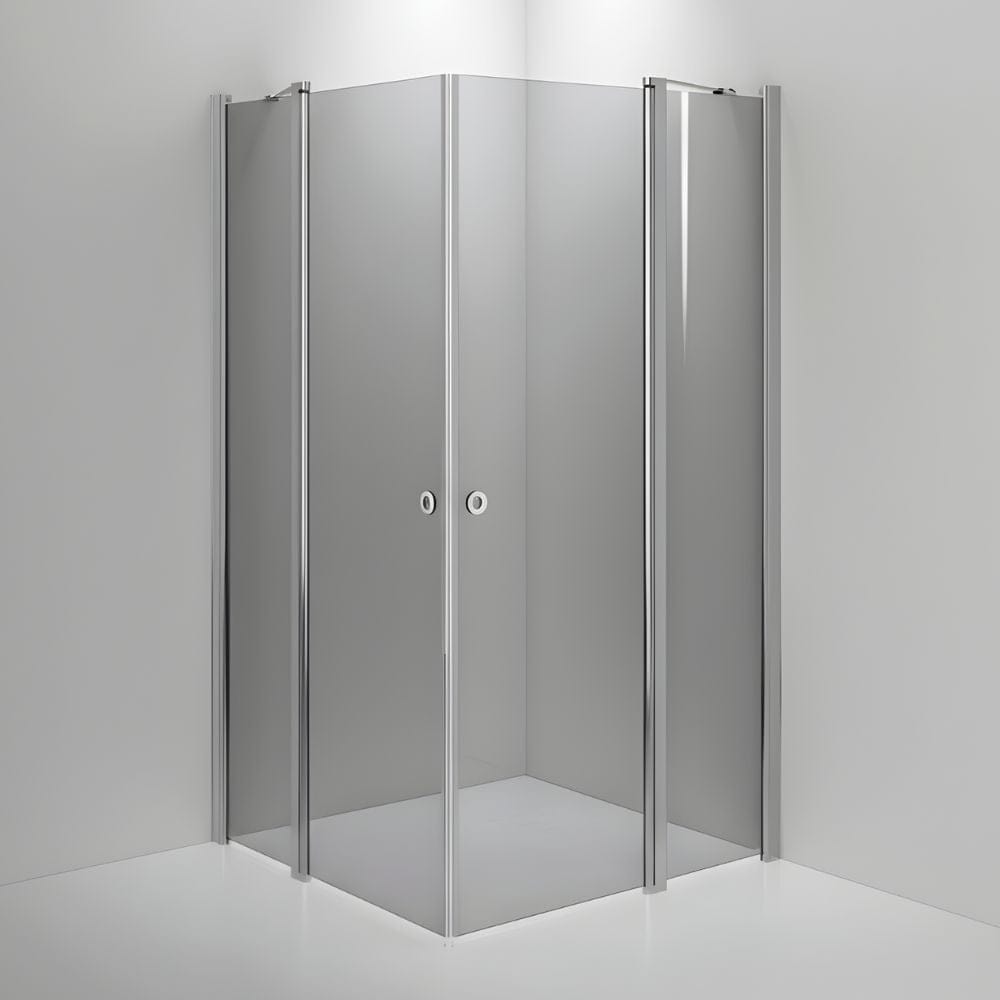 INR Dusjhjørne LINC 16 Original Måltilpasset Krom / Måltilpasset / Grått glass INR Iconic Nordic Rooms Dusjhjørne INR-51603300