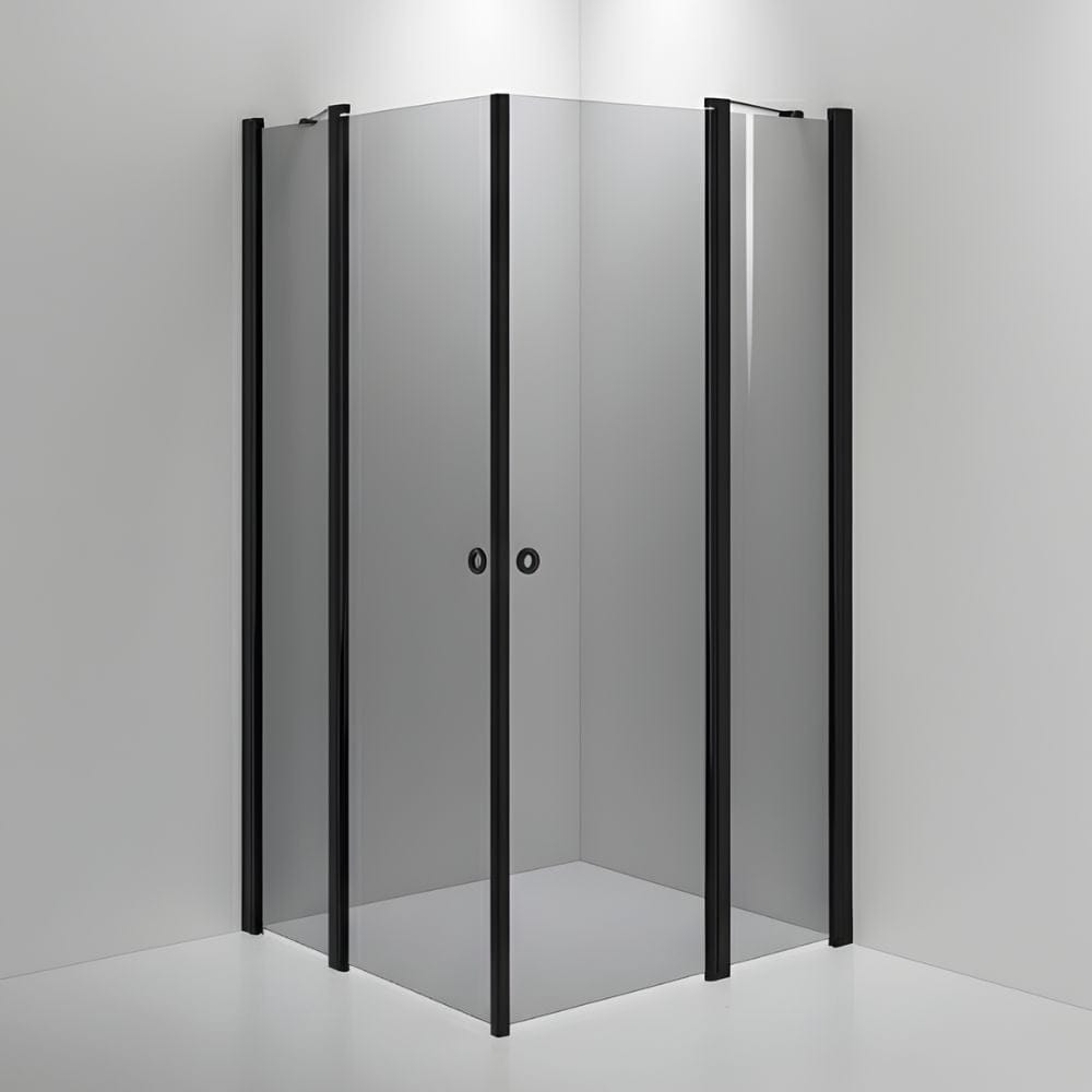 INR Dusjhjørne LINC 16 Original Måltilpasset Svart matt / Måltilpasset / Grått glass INR Iconic Nordic Rooms Dusjhjørne INR-51603100