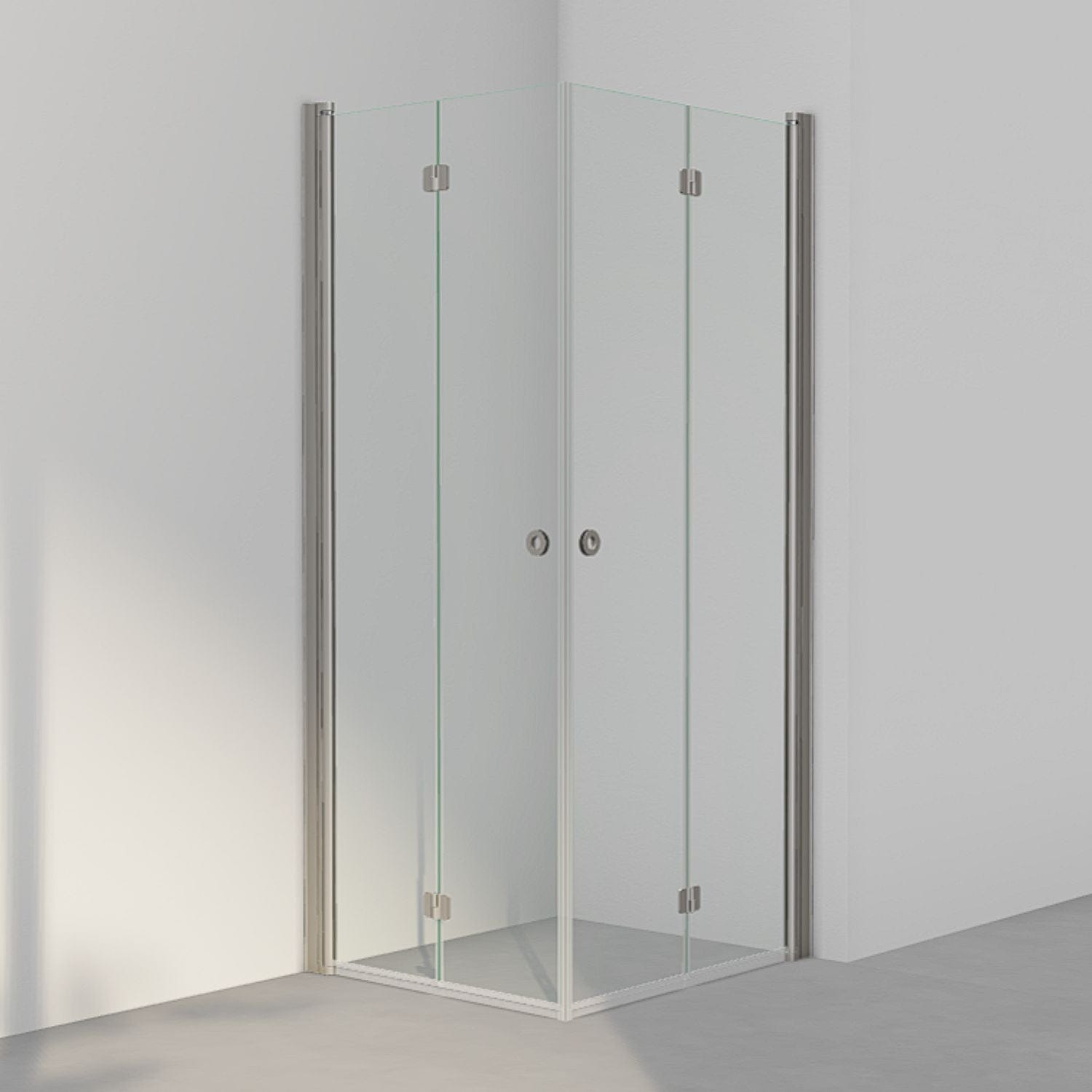 INR Dusjhjørne LINC ANGEL Flex Måltilpasset Stone / Måltilpasset / Klart glass INR Iconic Nordic Rooms Dusjhjørne INR-512102400