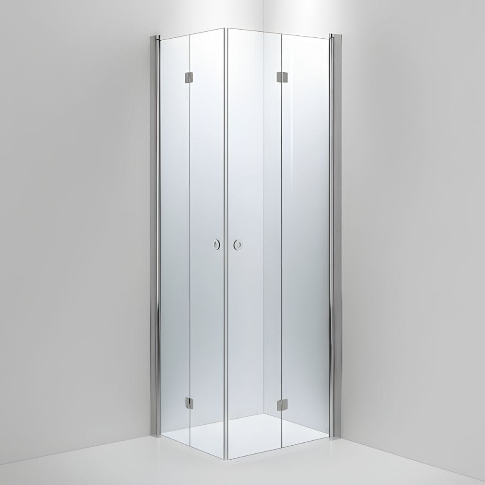 INR Dusjhjørne LINC Angel Flex Standardmål Krom / 70x80cm / Klart glass INR Iconic Nordic Rooms Dusjhjørne INR-512102378