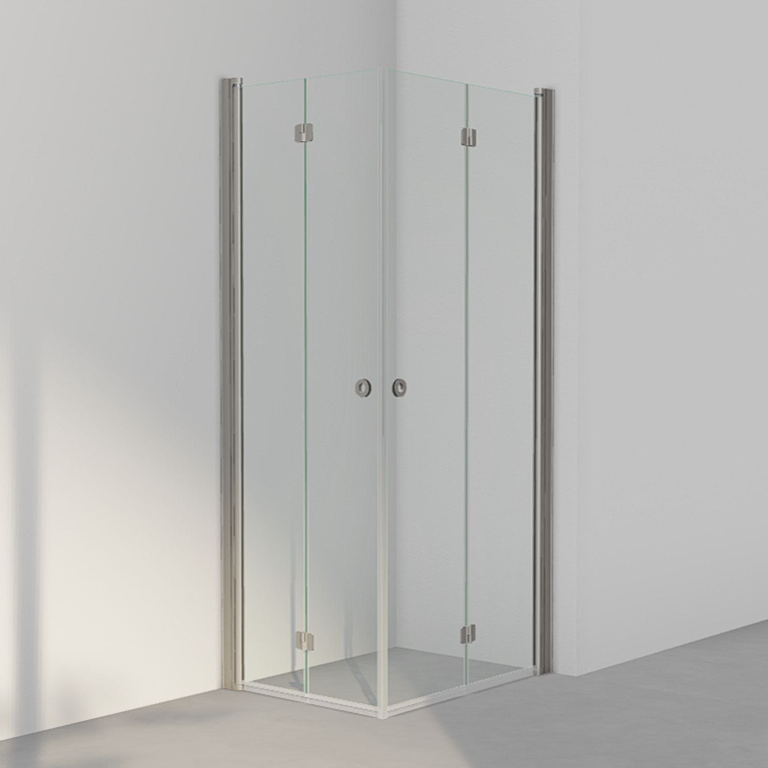 INR Dusjhjørne LINC Angel Flex Standardmål Stone / 70x90cm / Klart glass INR Iconic Nordic Rooms Dusjhjørne INR-512102479