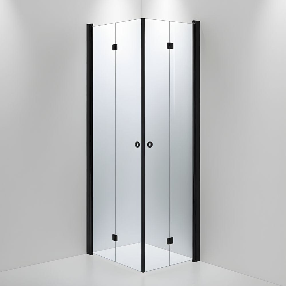 INR Dusjhjørne LINC Angel Flex Standardmål Svart matt / 90x70cm / Klart glass INR Iconic Nordic Rooms Dusjhjørne INR-512102197