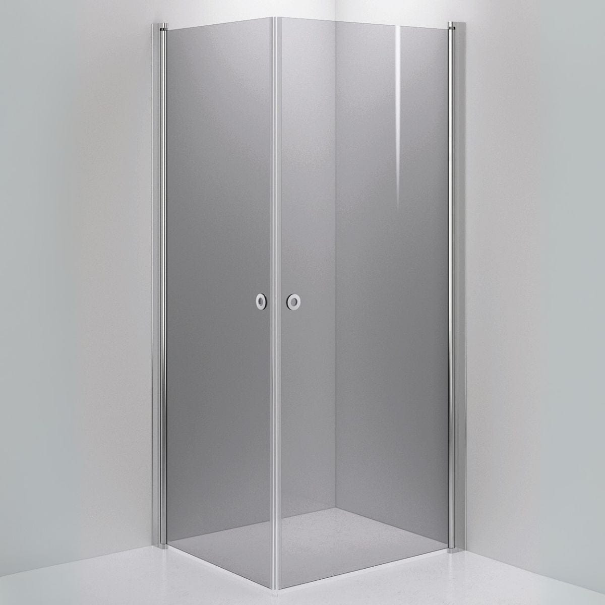 INR Dusjhjørne LINC ANGEL Grått Glass Krom / 80x90cm / Grått glass INR Iconic Nordic Rooms Dusjhjørne INR-51203389