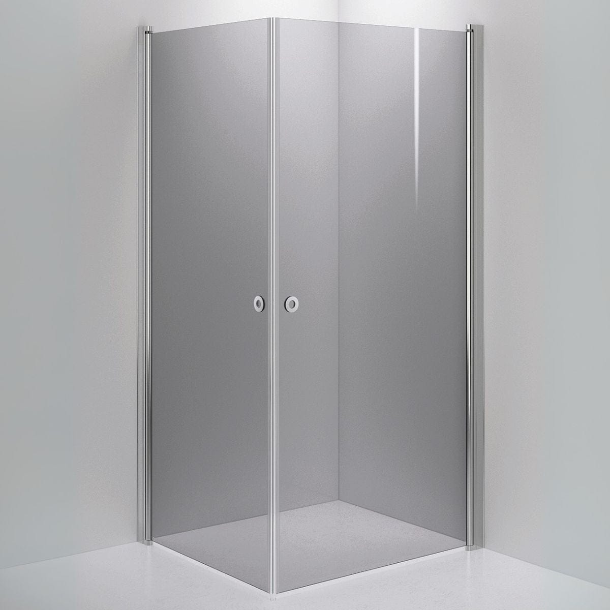 INR Dusjhjørne LINC ANGEL Grått Glass Krom / 90x100cm / Grått glass INR Iconic Nordic Rooms Dusjhjørne INR-51203391
