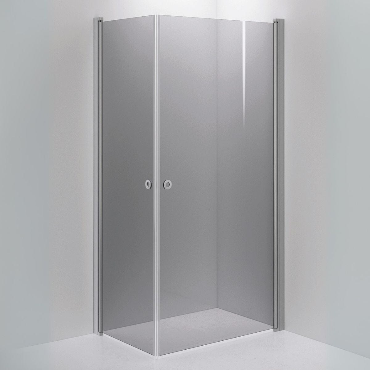 INR Dusjhjørne LINC ANGEL Grått Glass Matt aluminium / 70x100cm / Grått glass INR Iconic Nordic Rooms Dusjhjørne INR-51203971