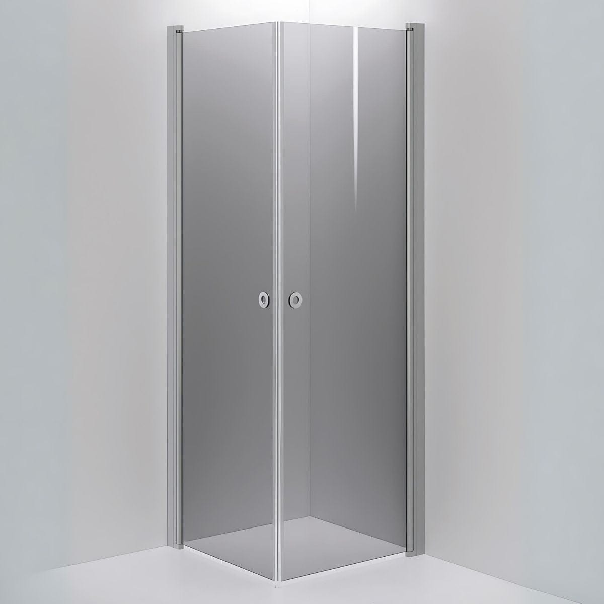 INR Dusjhjørne LINC ANGEL Grått Glass Matt aluminium / 70x70cm / Grått glass INR Iconic Nordic Rooms Dusjhjørne INR-51203977