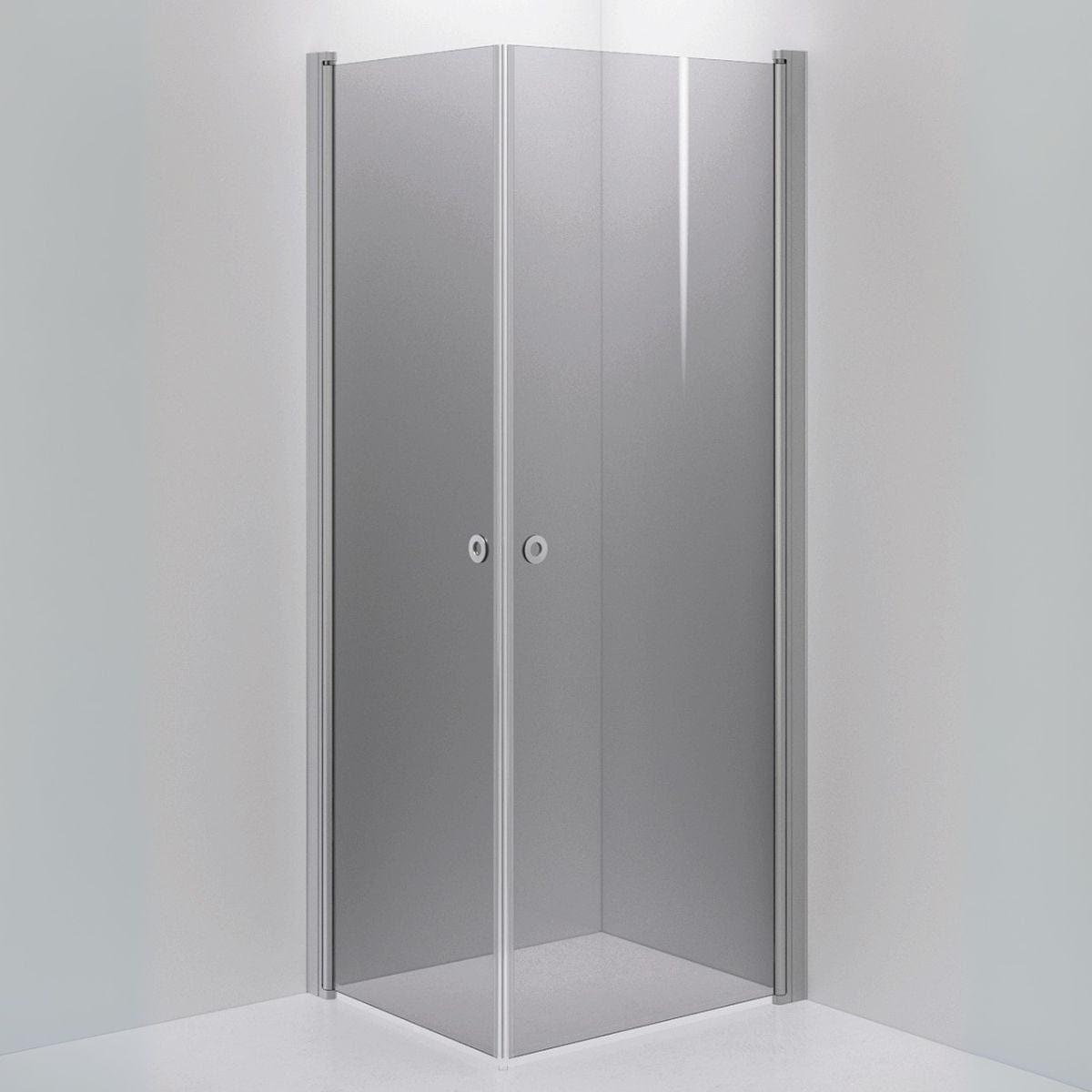 INR Dusjhjørne LINC ANGEL Grått Glass Matt aluminium / 70x80cm / Grått glass INR Iconic Nordic Rooms Dusjhjørne INR-51203978