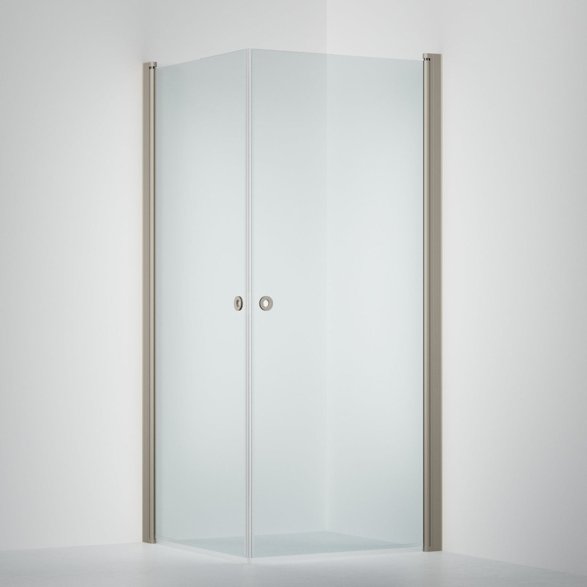 INR Dusjhjørne LINC ANGEL Klart Glass, Timeless Stone / 80x80cm / Klart glass INR Iconic Nordic Rooms Dusjhjørne INR-51202488