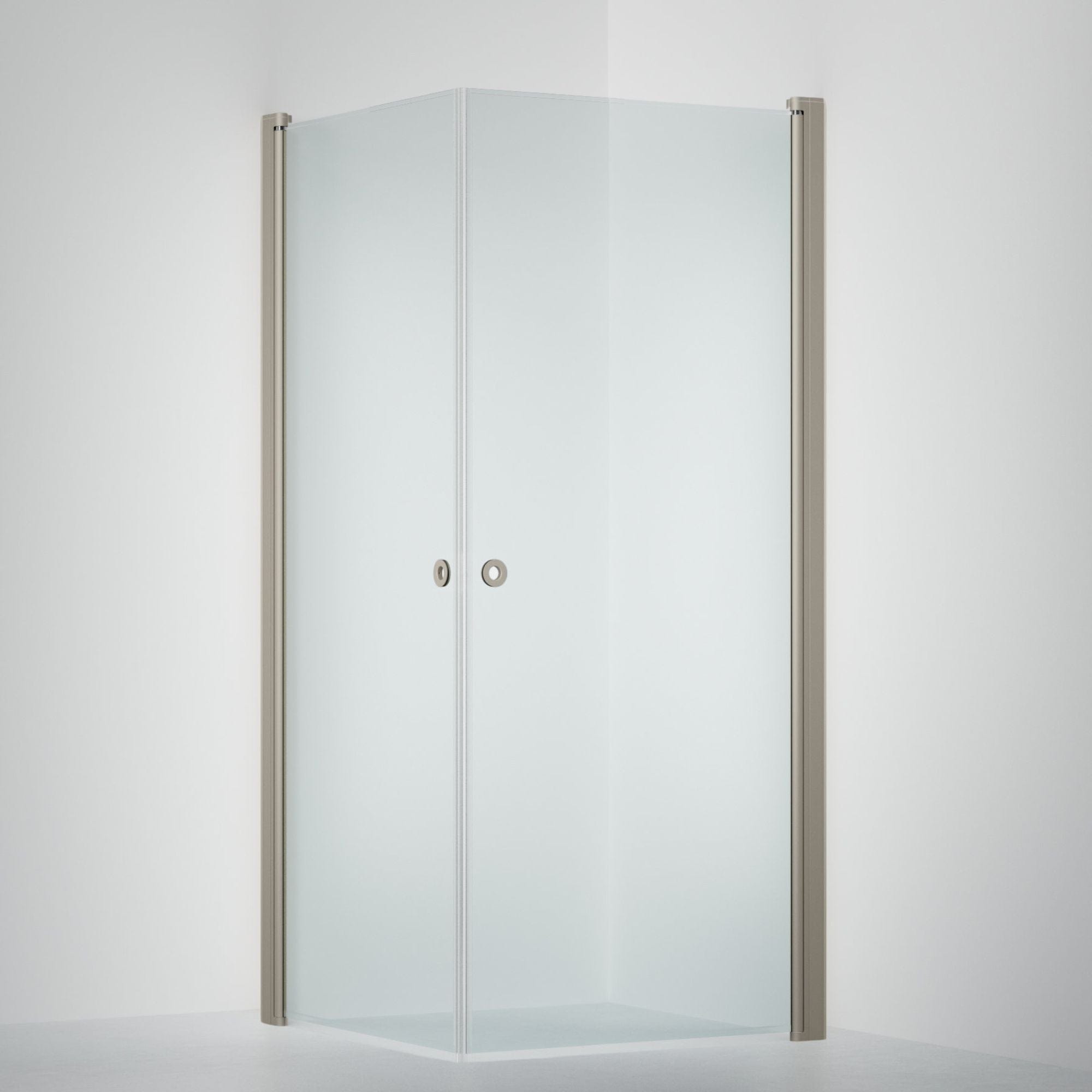 INR Dusjhjørne LINC ANGEL Klart Glass, Timeless Stone / 80x90cm / Klart glass INR Iconic Nordic Rooms Dusjhjørne INR-51202489