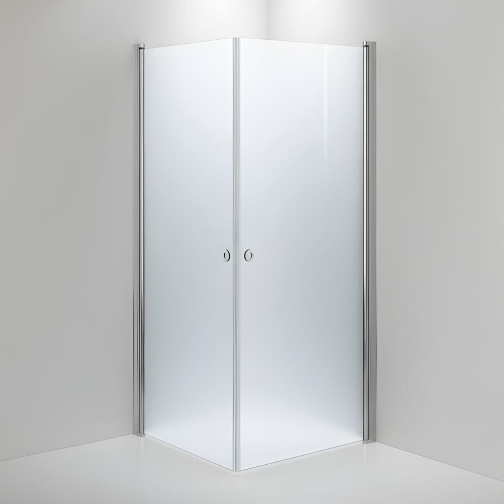 INR Dusjhjørne LINC ANGEL Måltilpasset Krom / Måltilpasset / Frostet glass INR Iconic Nordic Rooms Dusjhjørne INR-51210300