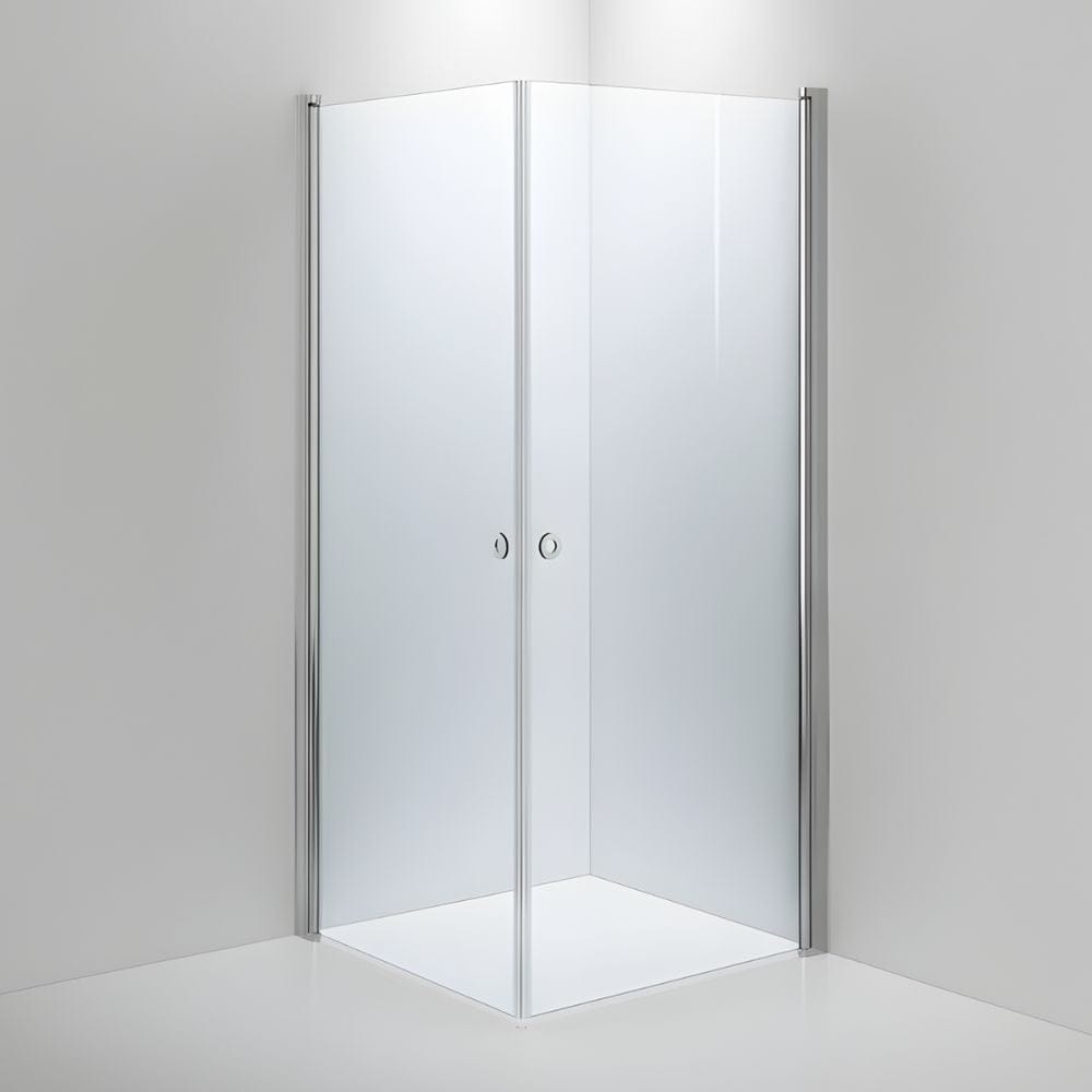 INR Dusjhjørne LINC ANGEL Måltilpasset Krom / Måltilpasset / Klart glass INR Iconic Nordic Rooms Dusjhjørne INR-51202300