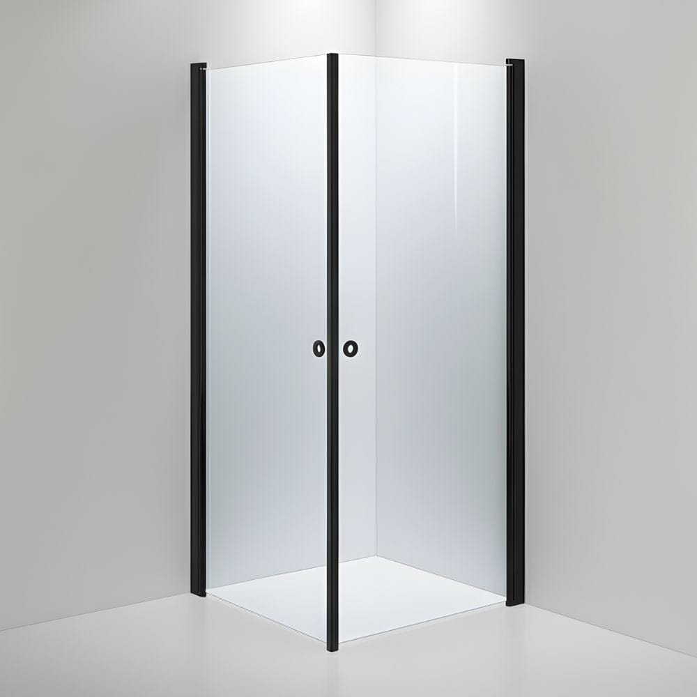 INR Dusjhjørne LINC ANGEL Måltilpasset Svart matt / Måltilpasset / Klart glass INR Iconic Nordic Rooms Dusjhjørne INR-51202100