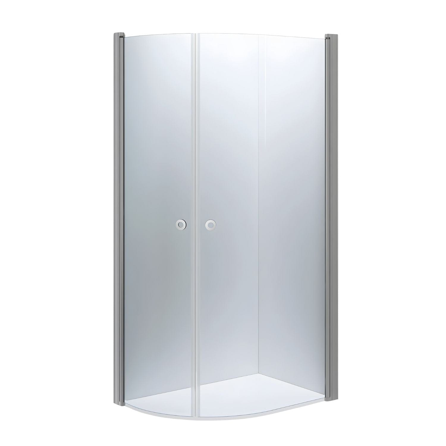 INR Dusjhjørne LINC NIAGARA Klart Glass,Timeless Matt aluminium / 70x100cm / Klart glass INR Iconic Nordic Rooms Dusjhjørne INR-56002971