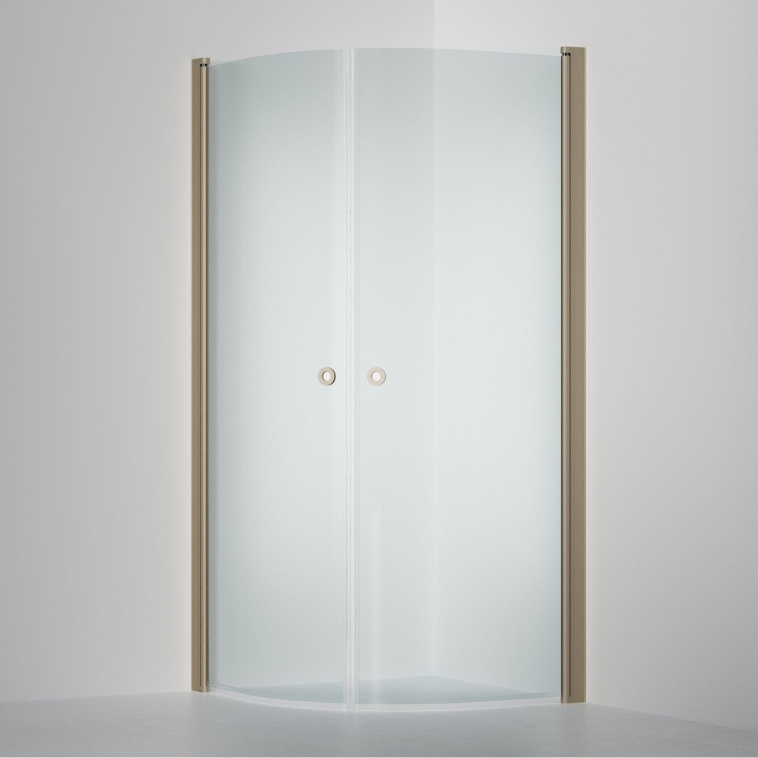 INR Dusjhjørne LINC NIAGARA Klart Glass,Timeless Stone / 70x70cm / Klart glass INR Iconic Nordic Rooms Dusjhjørne INR-56002477