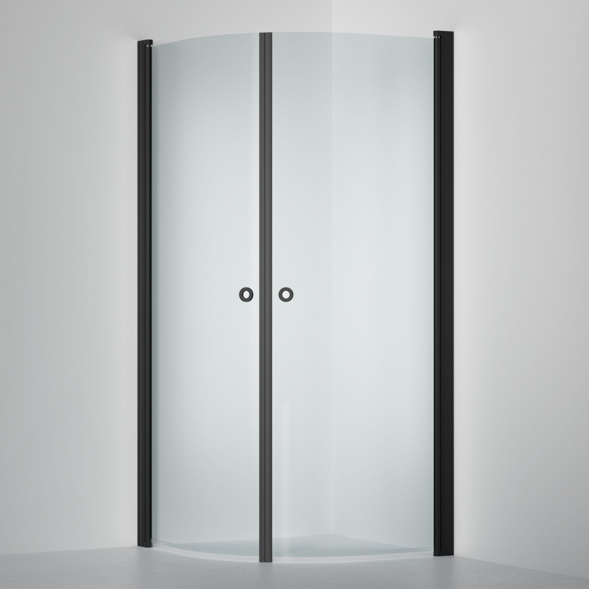 INR Dusjhjørne LINC NIAGARA Safetech glass Svart matt / 90x90cm / Safetech klart glass INR Iconic Nordic Rooms Dusjhjørne INR-56040199