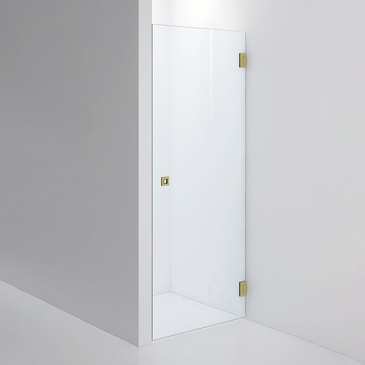 INR Dusjnisje ARC 2 Original Brushed Brass / 80cm / Klart glass INR Iconic Nordic Rooms Dusjnisje INR-10202880