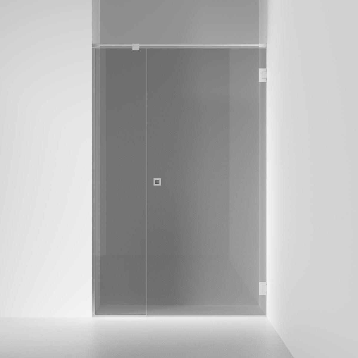 INR Dusjnisje ARC 4 Frame Måltilpasset Krom / Måltilpasset / Grått glass INR Iconic Nordic Rooms Dusjnisje INR-104103300