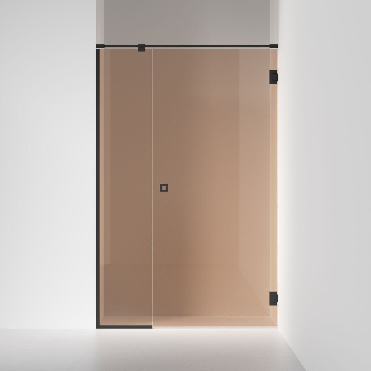 INR Dusjnisje ARC 4 Frame Måltilpasset Svart matt / Måltilpasset / Bronse glass INR Iconic Nordic Rooms Dusjnisje INR-104142100