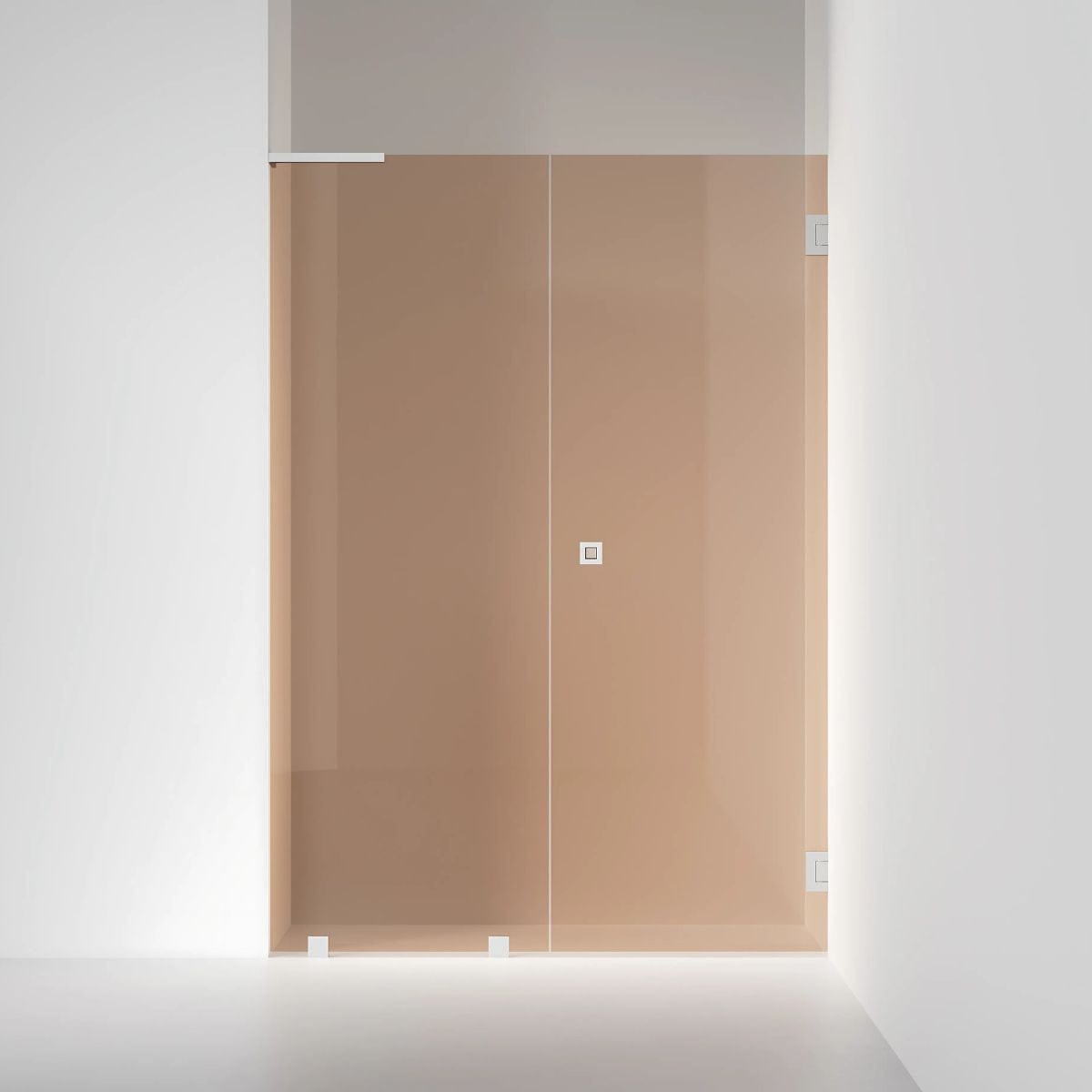 INR Dusjnisje ARC 4 Original Måltilpasset Bronse glass / Måltilpasset - høyre / Brushed stainless INR Iconic Nordic Rooms Dusjnisje INR-104342400