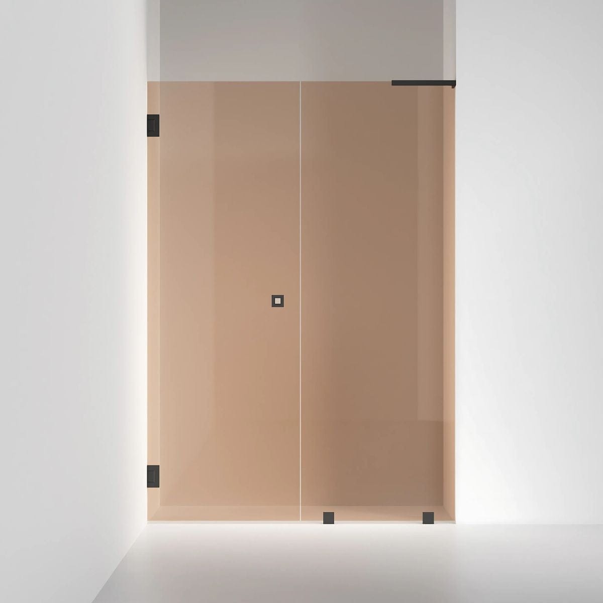 INR Dusjnisje ARC 4 Original Måltilpasset Bronse glass / Måltilpasset - venstre / Svart matt INR Iconic Nordic Rooms Dusjnisje INR-104242100