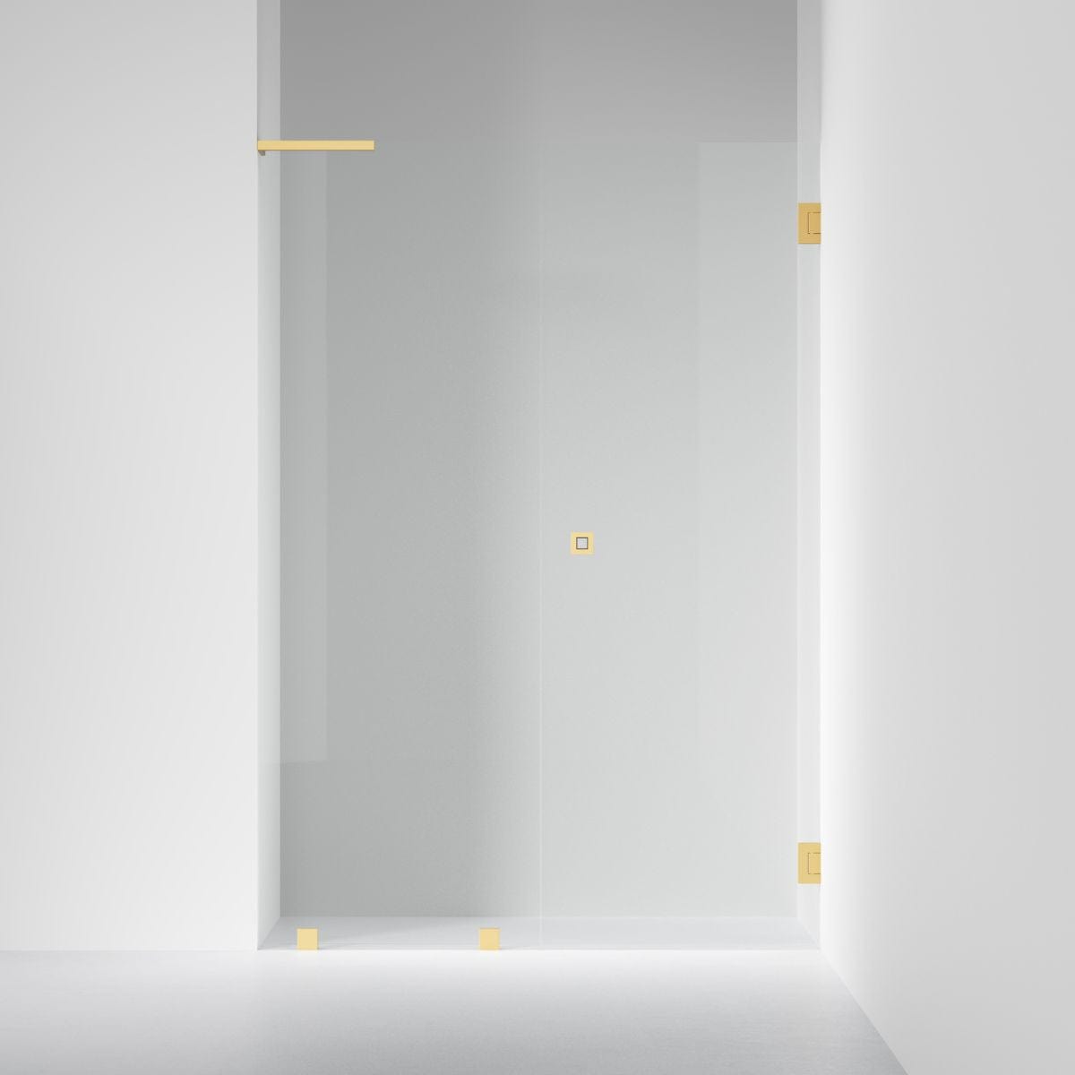 INR Dusjnisje ARC 4 Original Måltilpasset Brushed brass / Måltilpasset høyre / Opal klart glass INR Iconic Nordic Rooms Dusjnisje INR-104312800