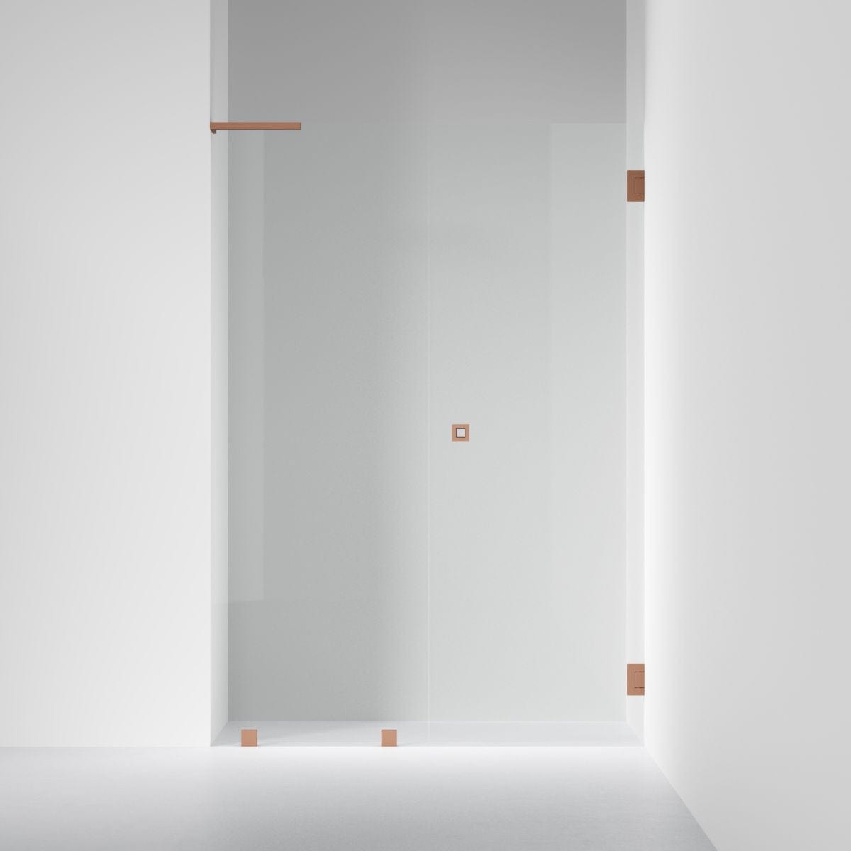 INR Dusjnisje ARC 4 Original Måltilpasset Brushed bronze / Måltilpasset høyre / Opal klart glass INR Iconic Nordic Rooms Dusjnisje INR-104312600