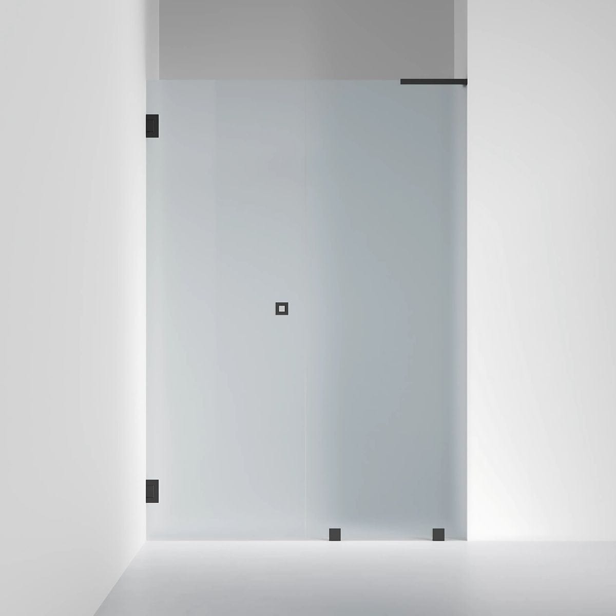 INR Dusjnisje ARC 4 Original Måltilpasset Frostet glass / Måltilpasset - venstre / Svart matt INR Iconic Nordic Rooms Dusjnisje INR-104210100