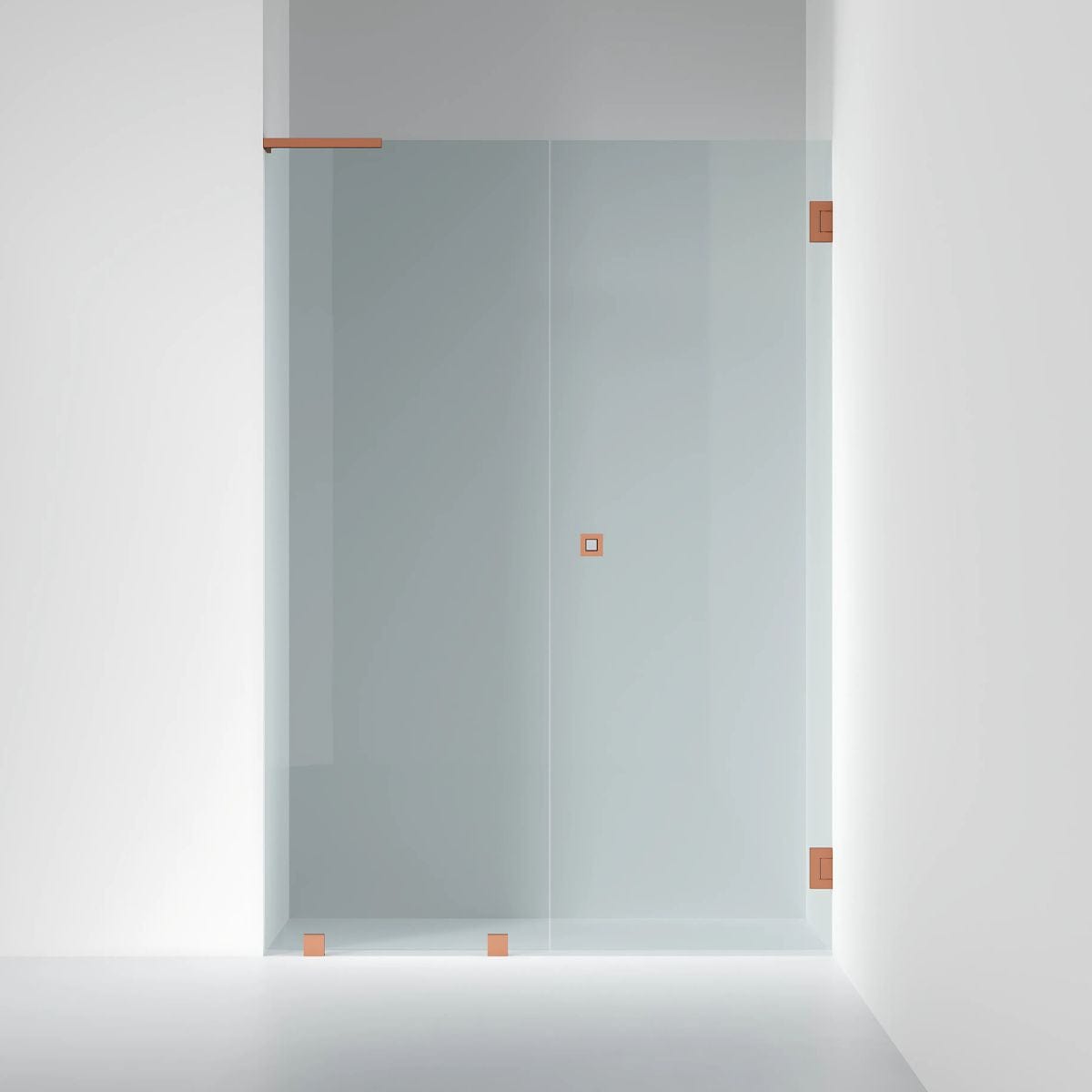 INR Dusjnisje ARC 4 Original Måltilpasset Klart glass / Måltilpasset - høyre / Brushed bronze INR Iconic Nordic Rooms Dusjnisje INR-104302600