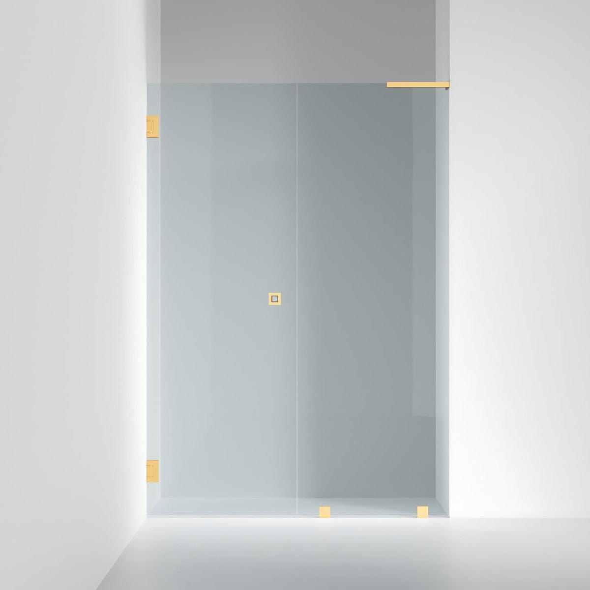 INR Dusjnisje ARC 4 Original Måltilpasset Klart glass / Måltilpasset - venstre / Brushed brass INR Iconic Nordic Rooms Dusjnisje INR-104202800