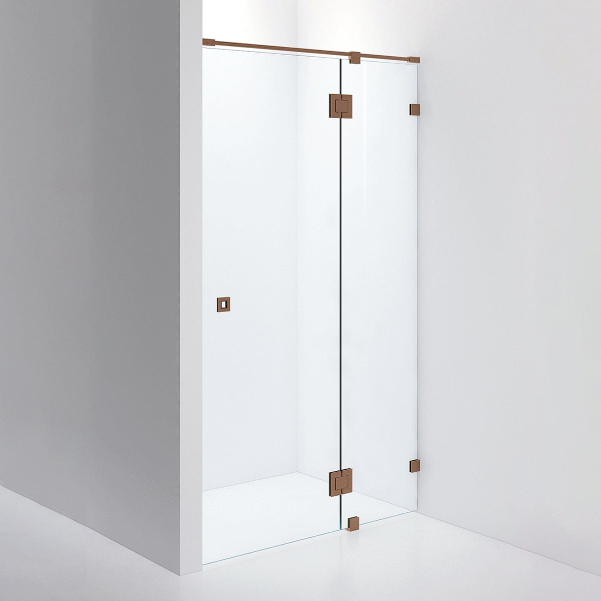 INR Dusjnisje ARC 5 Måltilpasset Brushed bronze / Måltilpasset / Timeless klart glass INR Iconic Nordic Rooms Dusjnisje INR-10511600