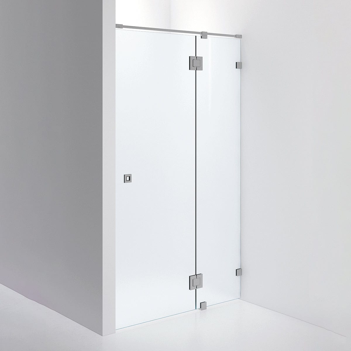 INR Dusjnisje ARC 5 Måltilpasset Brushed stainless / Måltilpasset / Frostet glass INR Iconic Nordic Rooms Dusjnisje INR-10510400