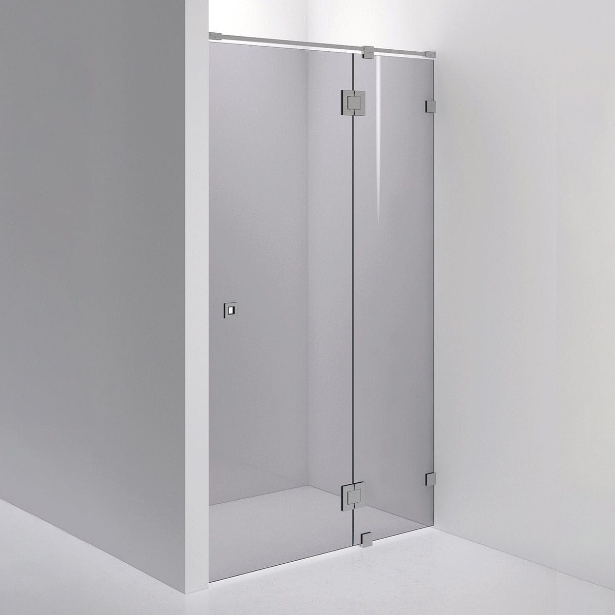 INR Dusjnisje ARC 5 Måltilpasset Brushed stainless / Måltilpasset / Grått glass INR Iconic Nordic Rooms Dusjnisje INR-10503400