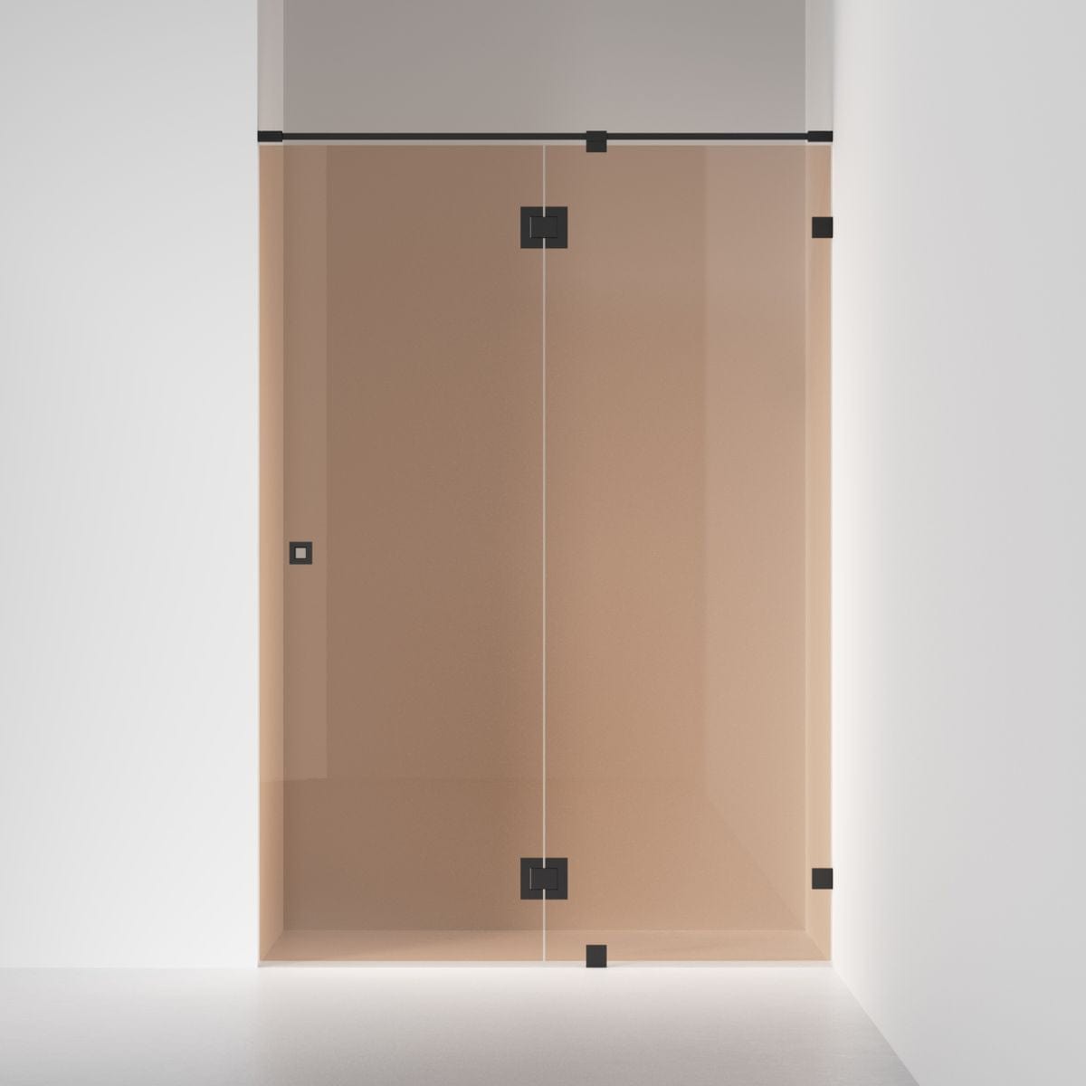 INR Dusjnisje ARC 5 Original Måltilpasset Svart matt / Måltilpasset / Bronse glass INR Iconic Nordic Rooms Dusjnisje INR-10542100