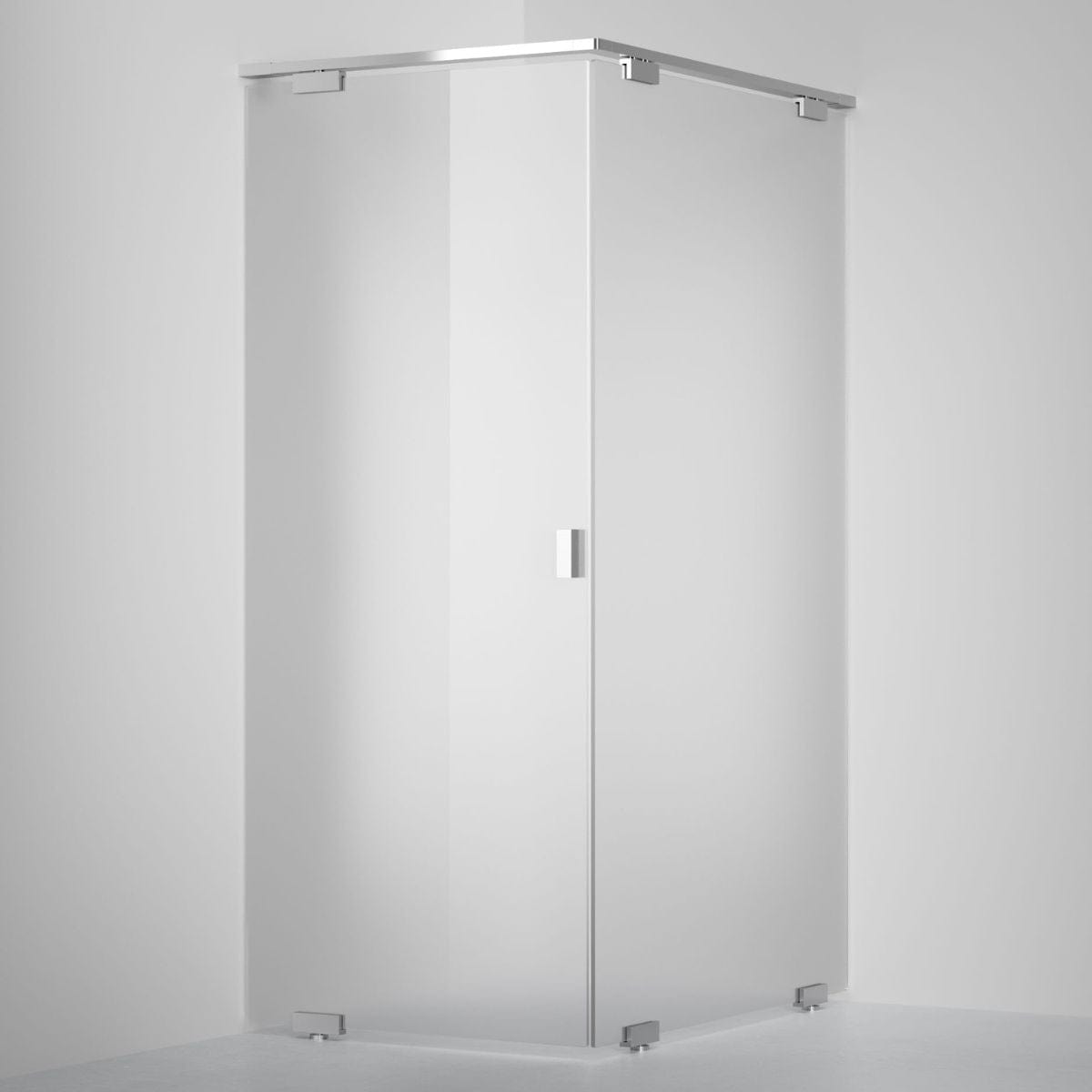 INR Dusjnisje EPIC 13 Måltilpasset Krom / Måltilpasset - venstre / Opal frostet glass INR Iconic Nordic Rooms Dusjnisje INR-713125300
