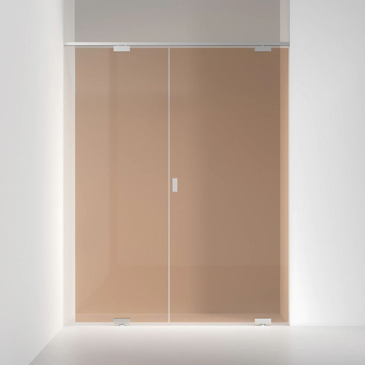 INR Dusjnisje EPIC 4 Måltilpasset Krom / Måltilpasset - høyre / Bronse glass INR Iconic Nordic Rooms Dusjnisje INR-704242300