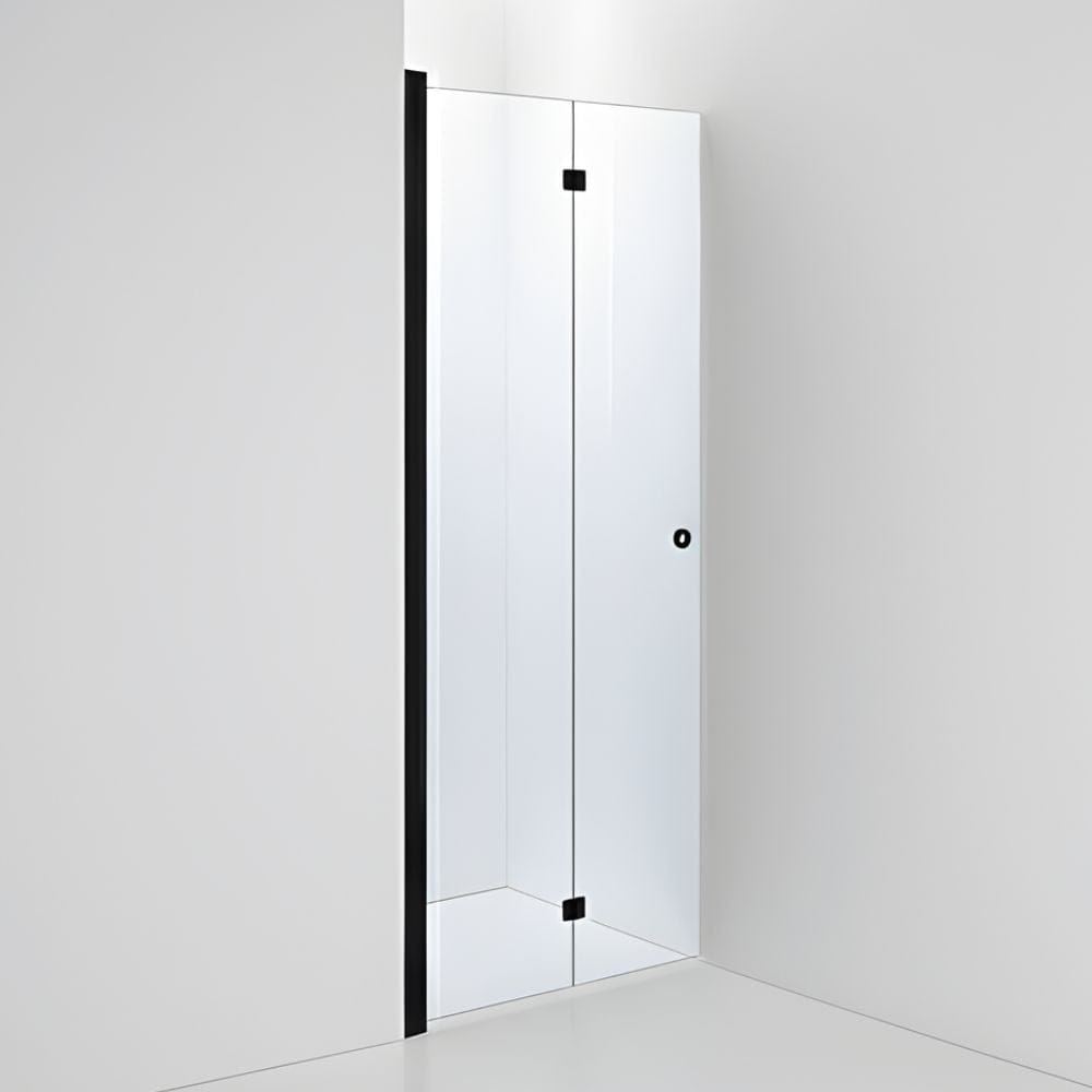 INR Dusjnisje LINC 2 Flex Måltilpasset Svart matt / Måltilpasset - venstre / Klart glass INR Iconic Nordic Rooms Dusjnisje INR-502102100
