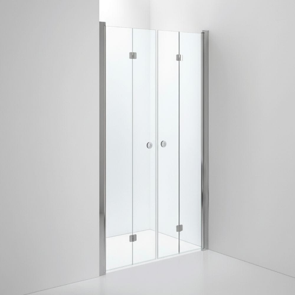 INR Dusjnisje LINC 3 Flex Måltilpasset Krom / Måltilpasset / Klart glass INR Iconic Nordic Rooms Dusjnisje INR-503102300