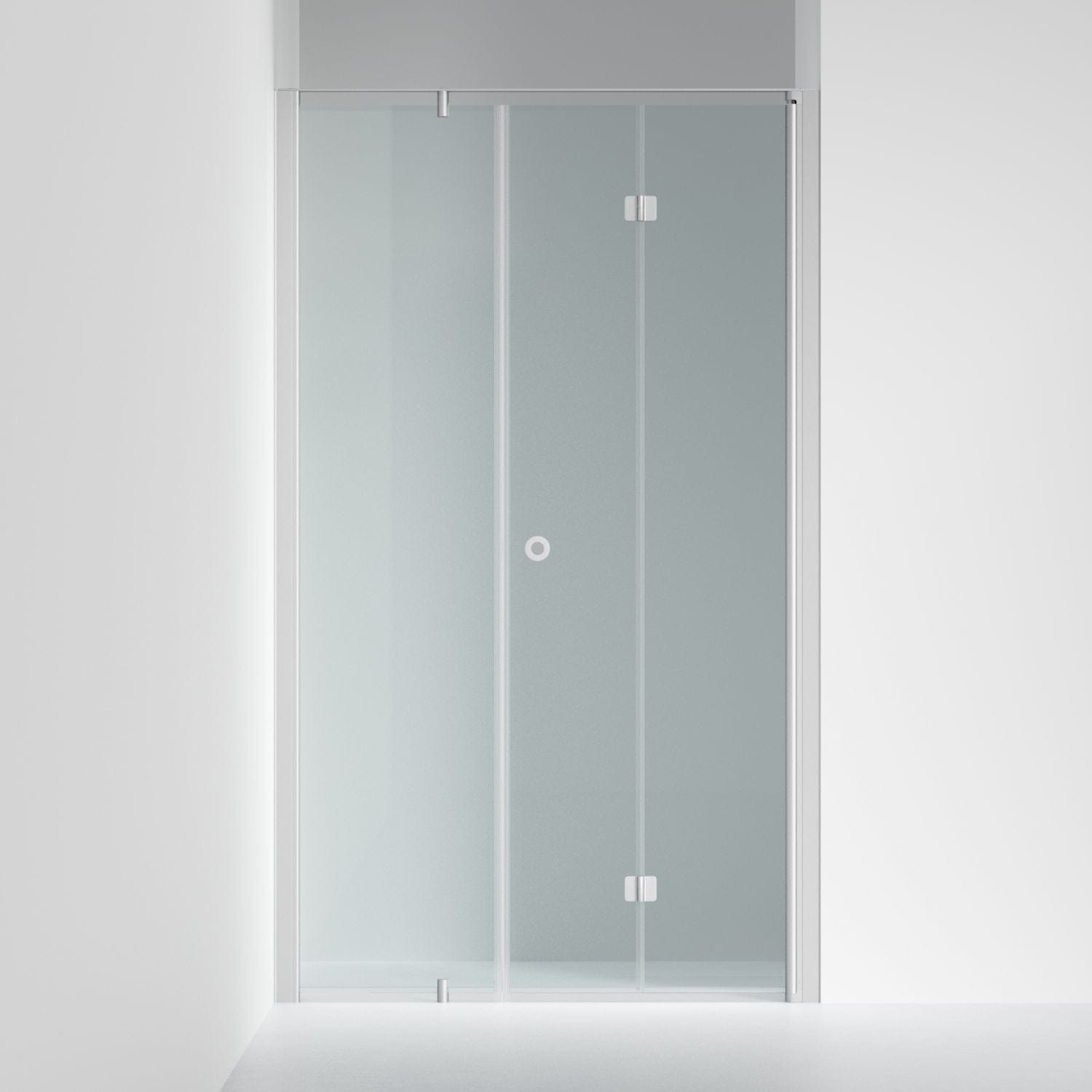 INR Dusjnisje LINC 4 Flex Måltilpasset Matt aluminium / Måltilpasset - høyre / Klart glass INR Iconic Nordic Rooms Dusjnisje INR-504402900