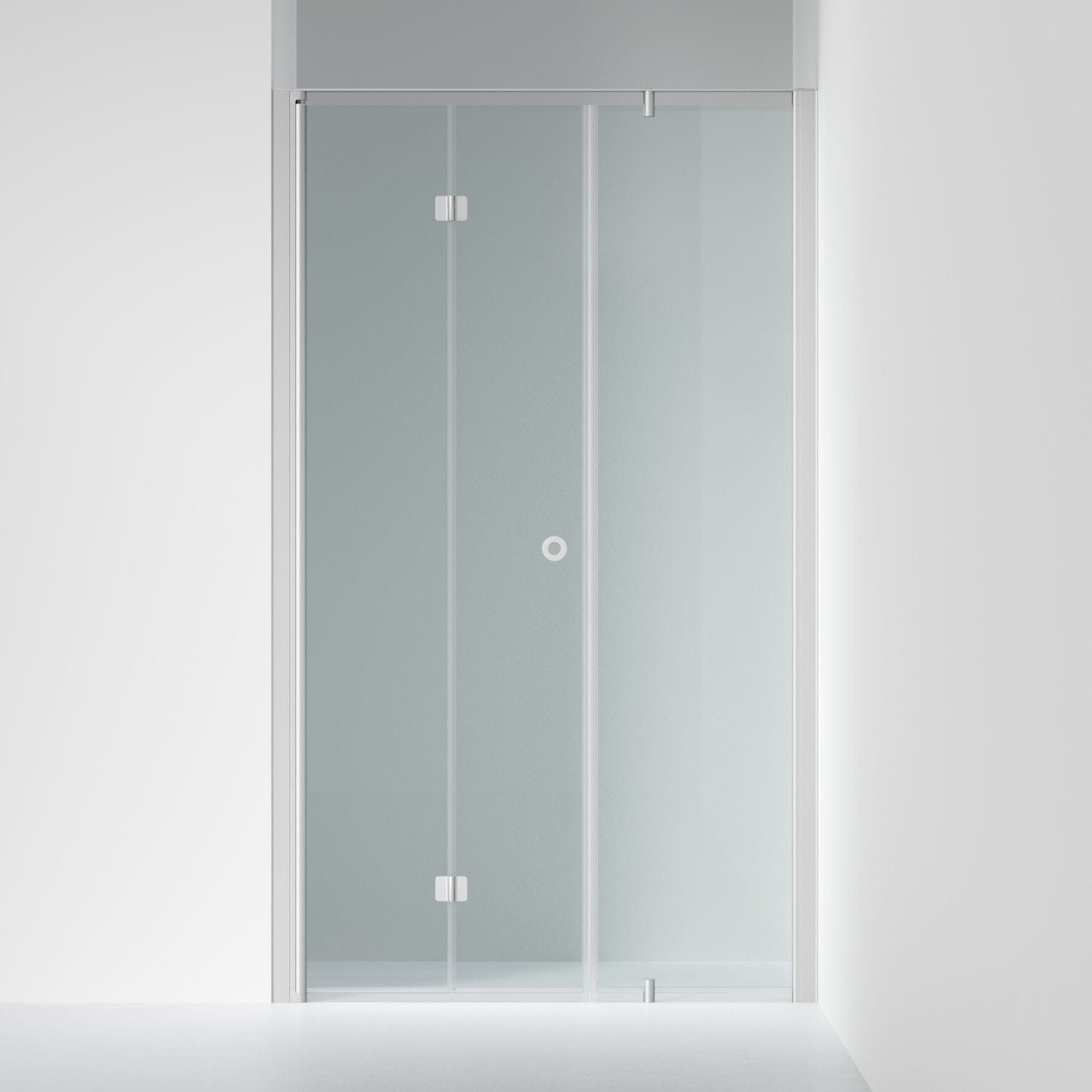 INR Dusjnisje LINC 4 Flex Måltilpasset Matt aluminium / Måltilpasset - venstre / Klart glass INR Iconic Nordic Rooms Dusjnisje INR-504302900