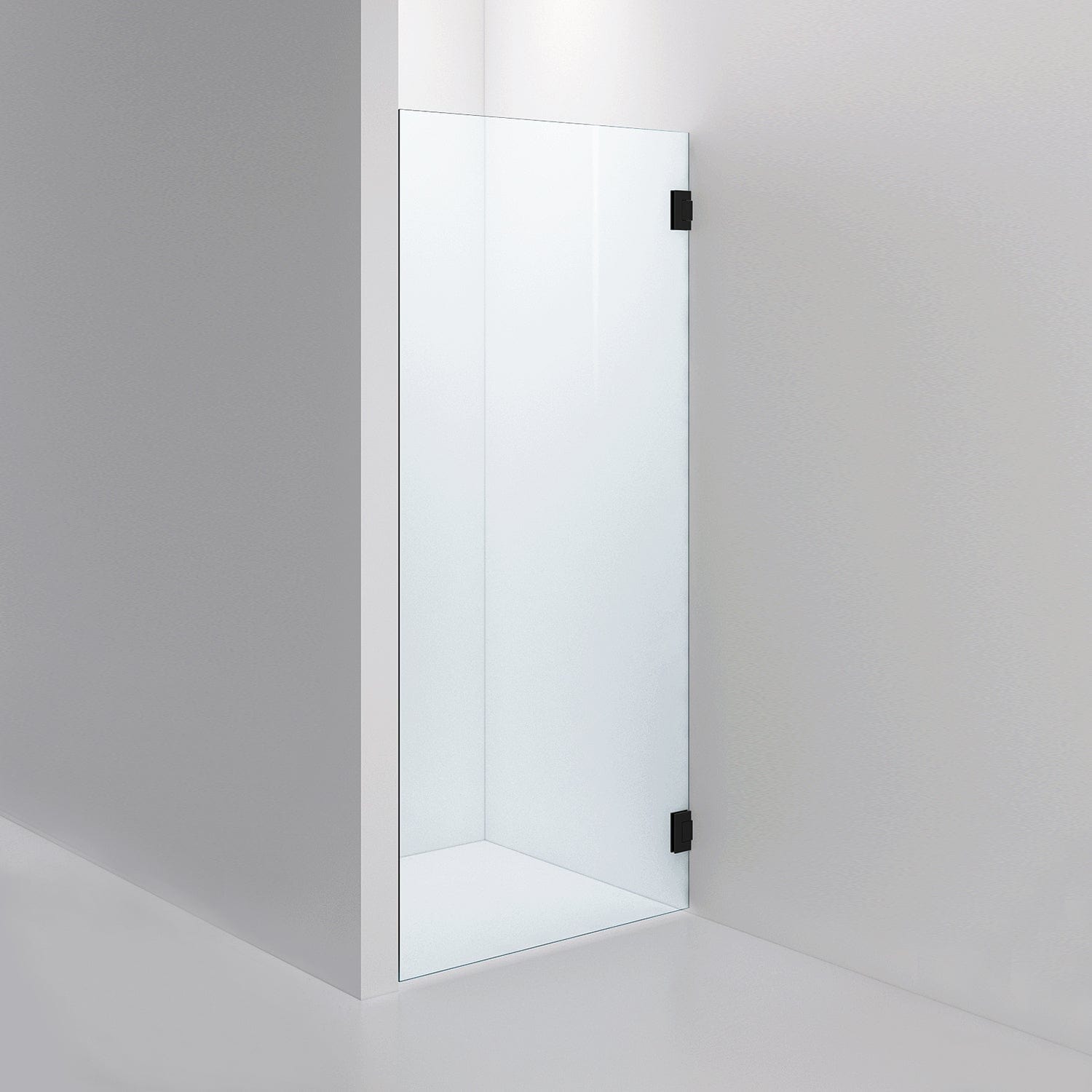 INR Dusjvegg ARC 19 Måltilpasset Svart matt / Måltilpasset / Klart glass INR Iconic Nordic Rooms Dusjvegg INR-11902100