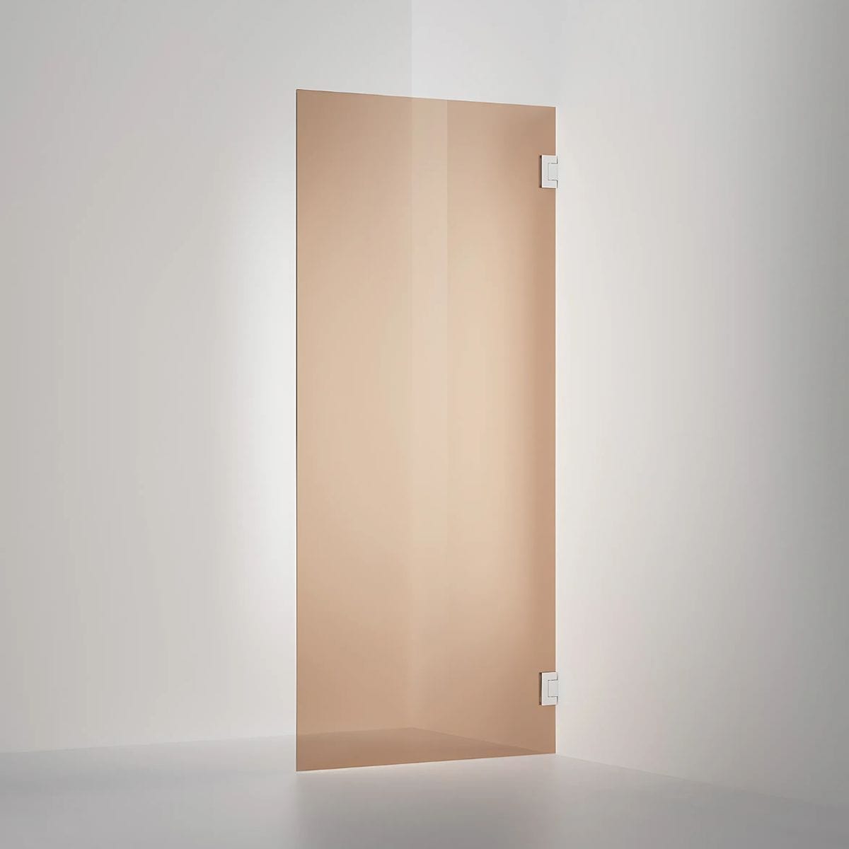 INR Dusjvegg ARC 19 Original Måltilpasset Krom / Måltilpasset / Bronse glass INR Iconic Nordic Rooms Dusjdør INR-11942500