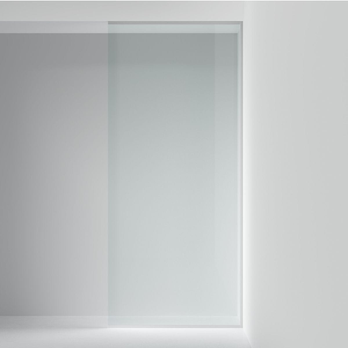INR Dusjvegg ARC 20 Frame XL Måltilpasset Krom / Måltilpasset / Klart glass INR Iconic Nordic Rooms Dusjvegg INR-120302300