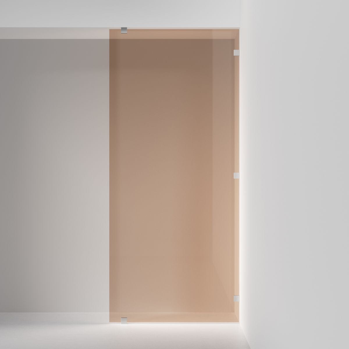 INR Dusjvegg ARC 20 Original XL Måltilpasset Krom / Måltilpasset / Bronse glass INR Iconic Nordic Rooms Dusjvegg INR-120142500