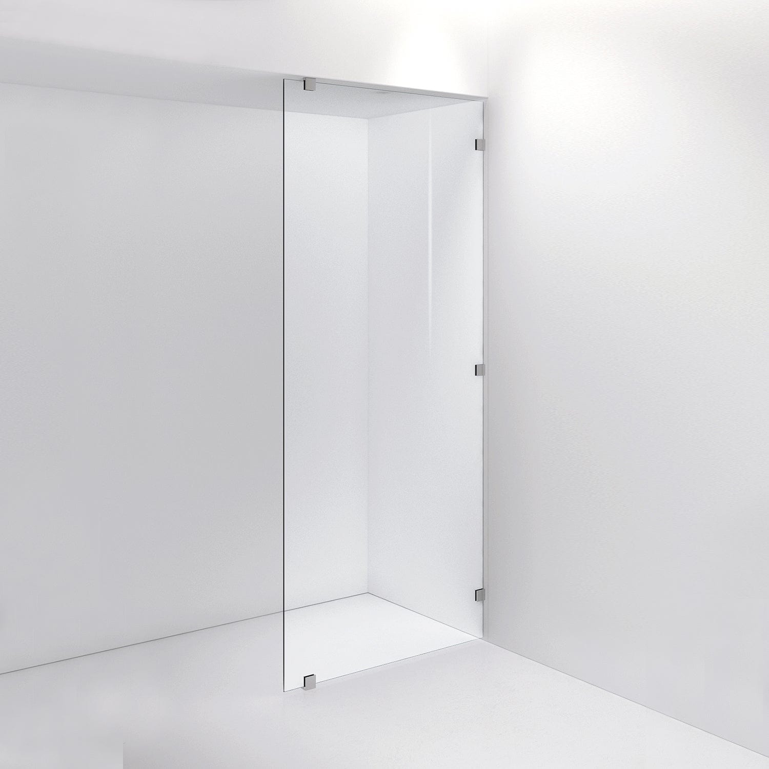 INR Dusjvegg ARC 20 Plus Måltilpasset Krom / Måltilpasset / Opal klart glass INR Iconic Nordic Rooms Dusjvegg INR-120112500