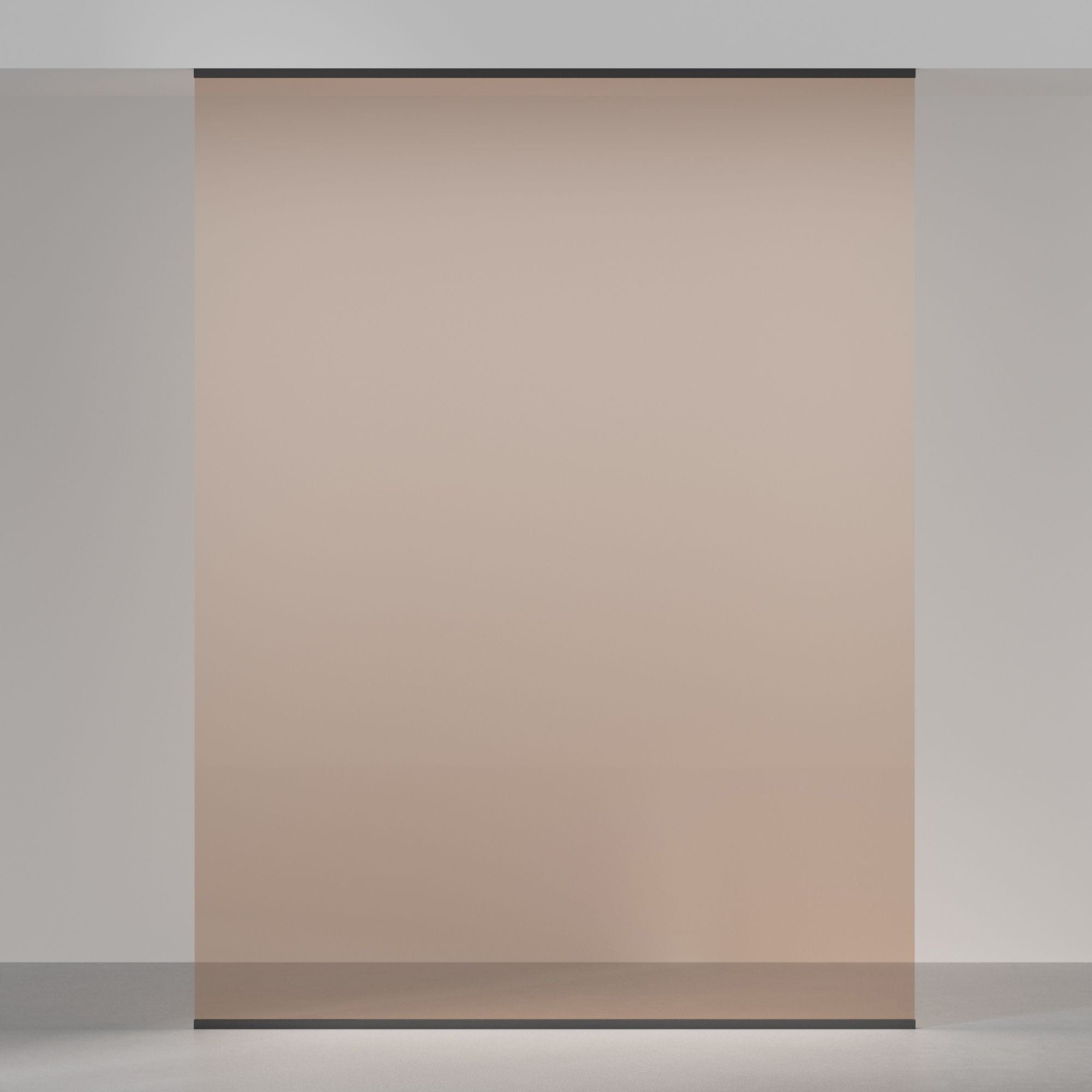 INR Dusjvegg ARC 43 Frame XL Måltilpasset Svart matt / Måltilpasset / Bronse glass INR Iconic Nordic Rooms Dusjvegg INR-143342100