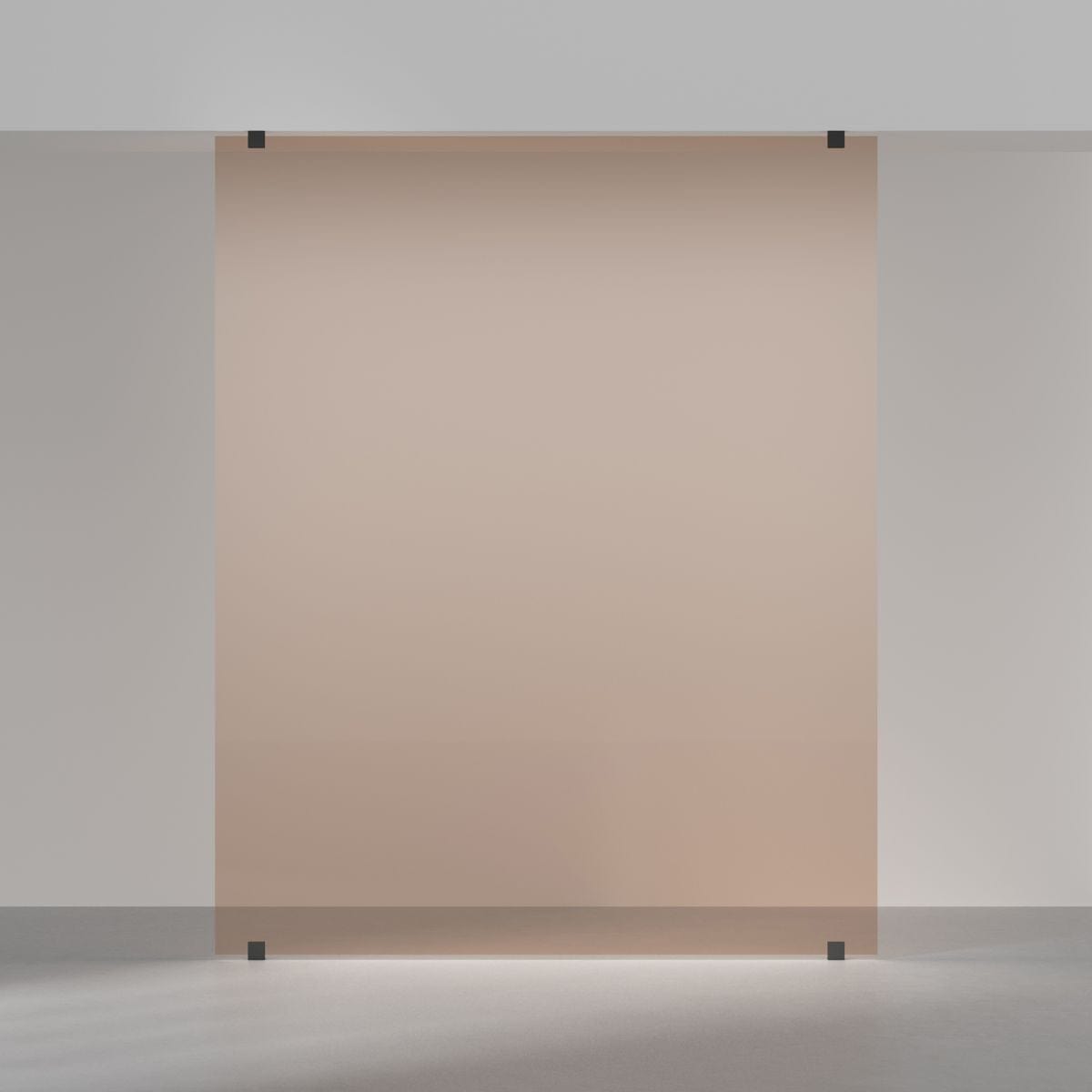 INR Dusjvegg ARC 43 Original XL Måltilpasset Svart matt / Måltilpasset / Bronse glass INR Iconic Nordic Rooms Dusjvegg INR-143142100