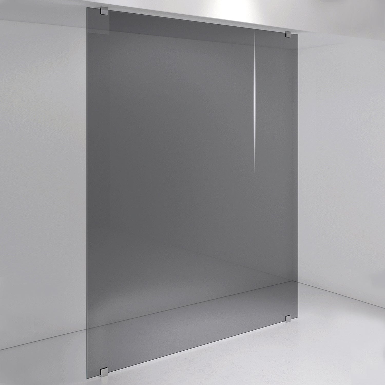 INR Dusjvegg ARC 43 Plus Måltilpasset Krom / Måltilpasset / Grått glass INR Iconic Nordic Rooms Dusjvegg INR-143103500